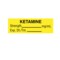 Nevs Tape, Ketamine, Strength_mg/mL Exp., DT 1/2 x 1-1/2 Yellow w/Black, PK6 VW-0131 - alternate 1